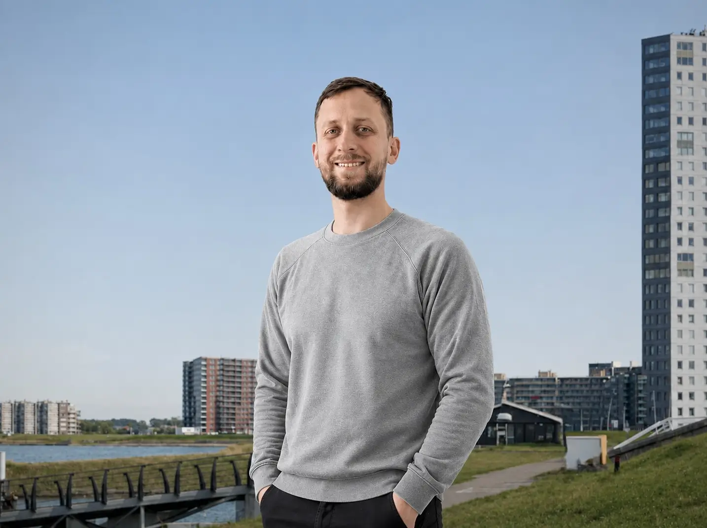 Serhii Lypii in Terneuzen
