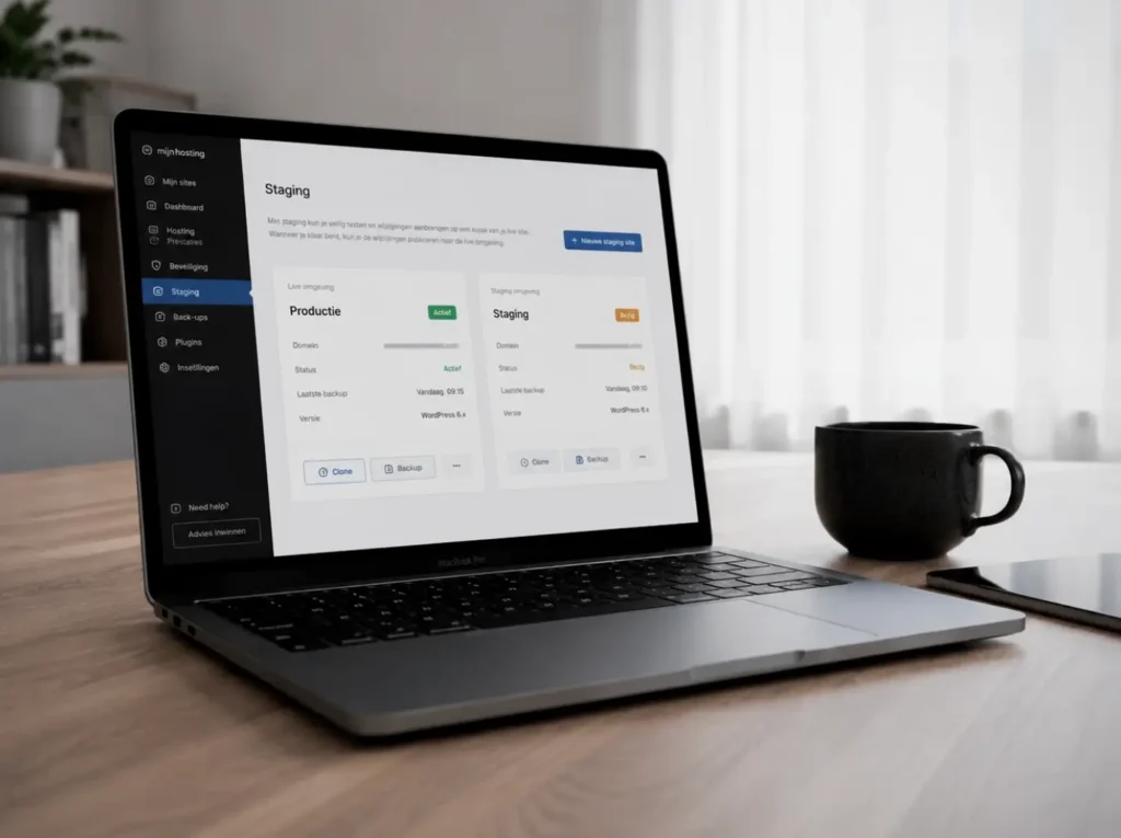 Back-up en staging-omgeving aanmaken voor wordpress updates uitvoeren zonder problemen