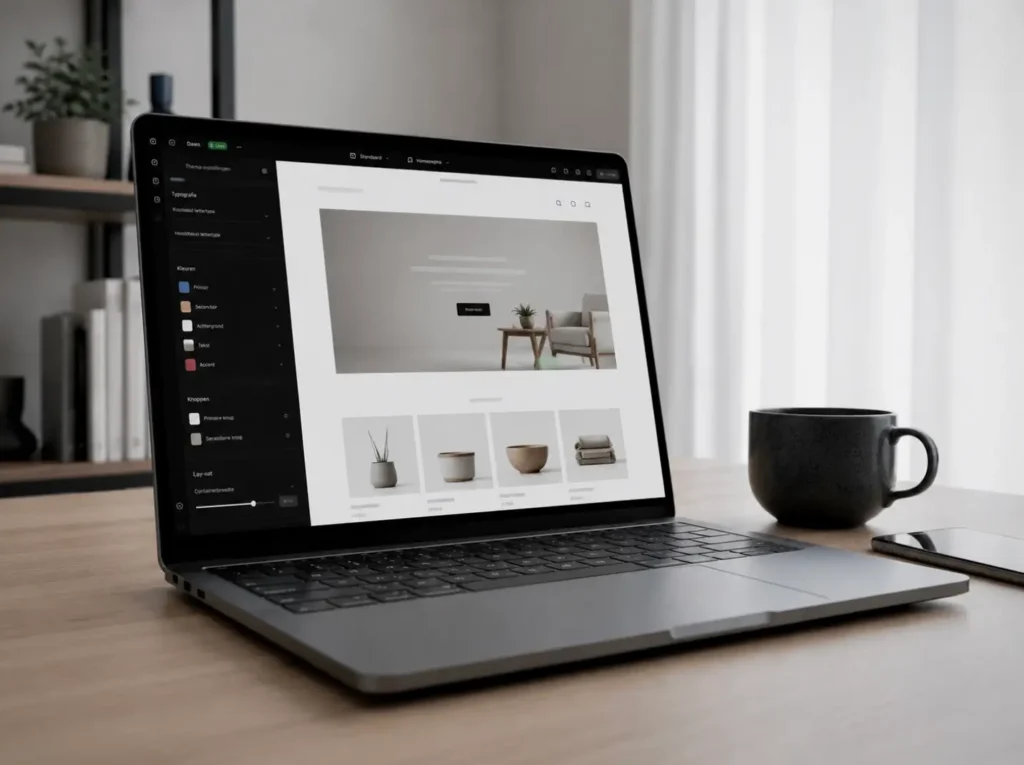 shopify versus woocommerce voor mkb-webshop met sidebar customisatie en preview