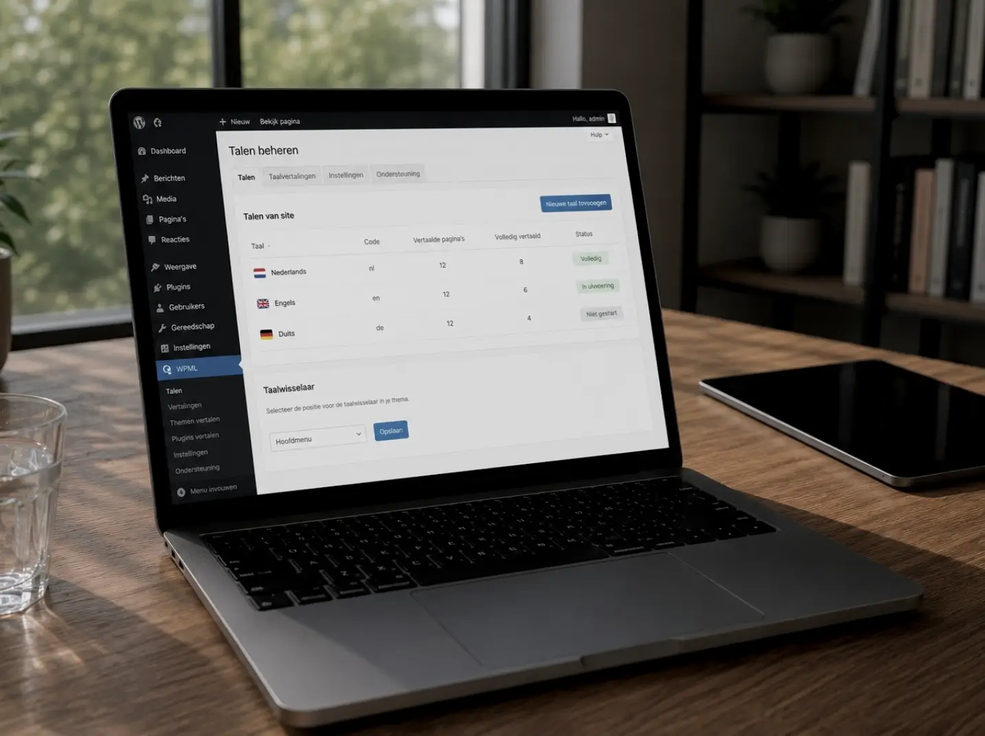 Vast onderhoud van een meertalige WordPress website voor Vlissingse ondernemers in toerisme en maritiem