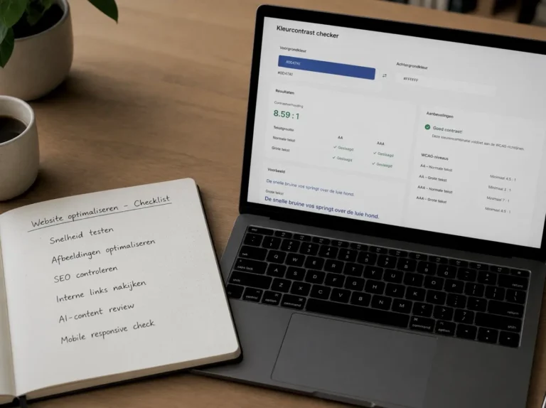 WCAG 2.1 quickscan voor een kleine website: wat je zelf kunt controleren