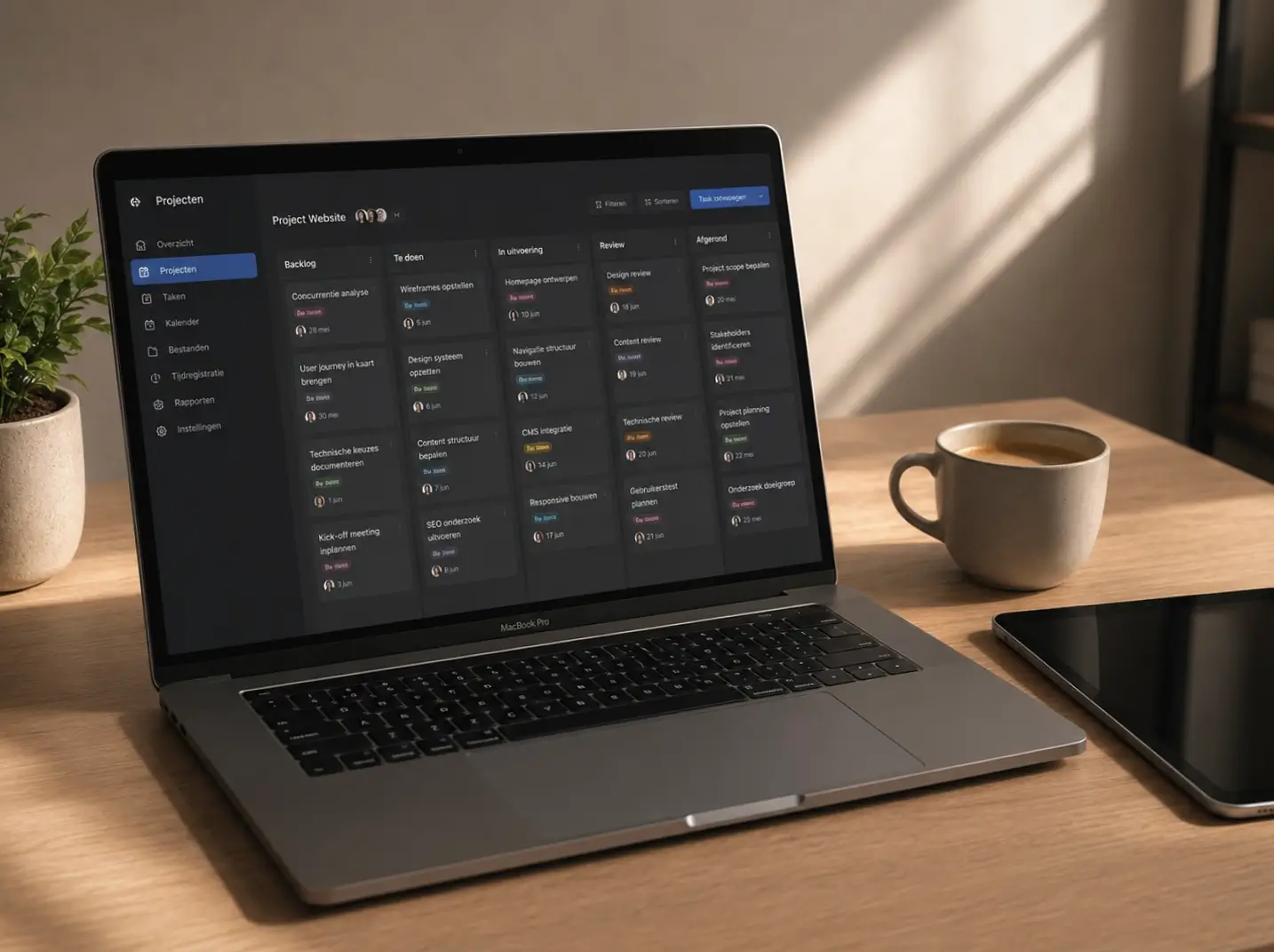 Werkwijze nieuwe website in vijf stappen van intake tot livegang