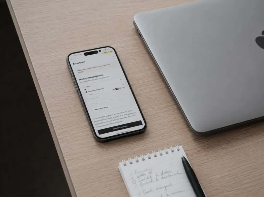 Wekelijkse checkout-test routine voor een WooCommerce webshop op mobiel om silent bugs op te sporen