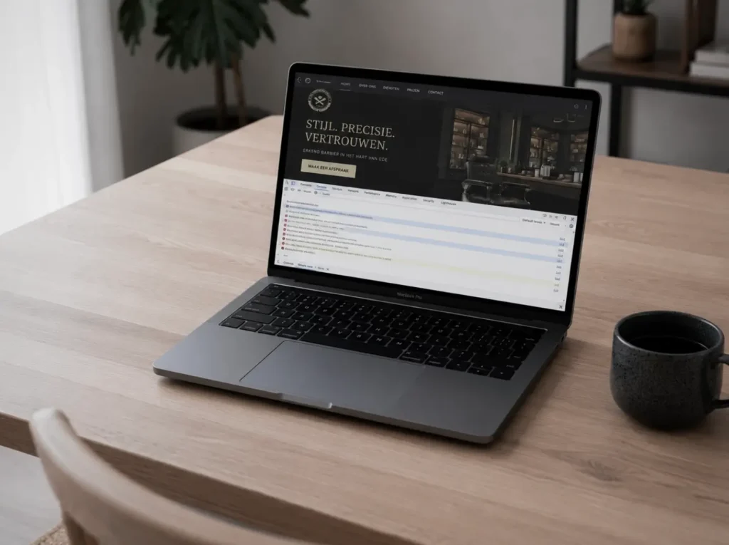 WordPress update testen via browser console en DevTools om errors op te sporen voordat live wordt gegaan