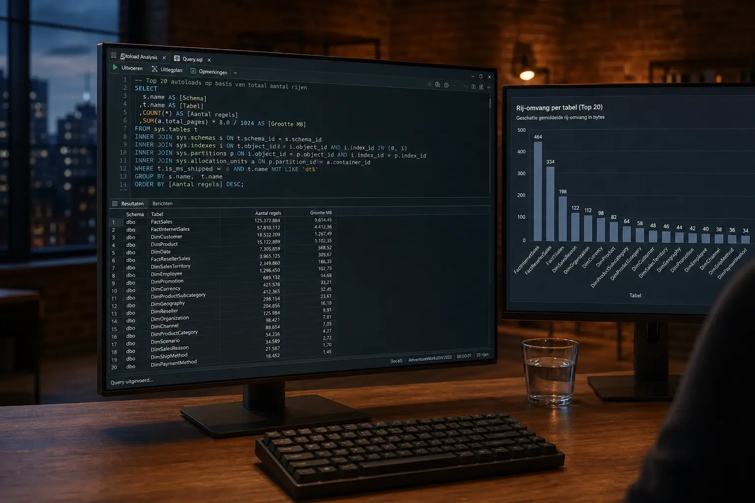 SQL-query met top autoload-rijen