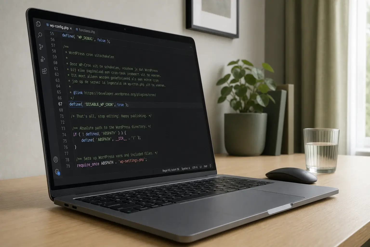 DISABLE_WP_CRON constante in wp-config.php