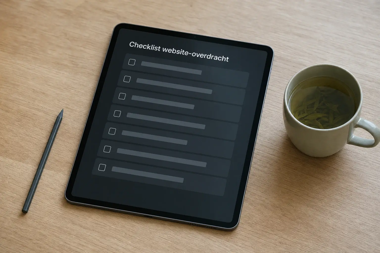 Checklist voor website-overdracht bij uitval