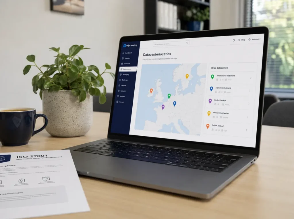 EU-datacenter locaties voor WordPress hosting met privacy-compliance en performance voor MKB-websites