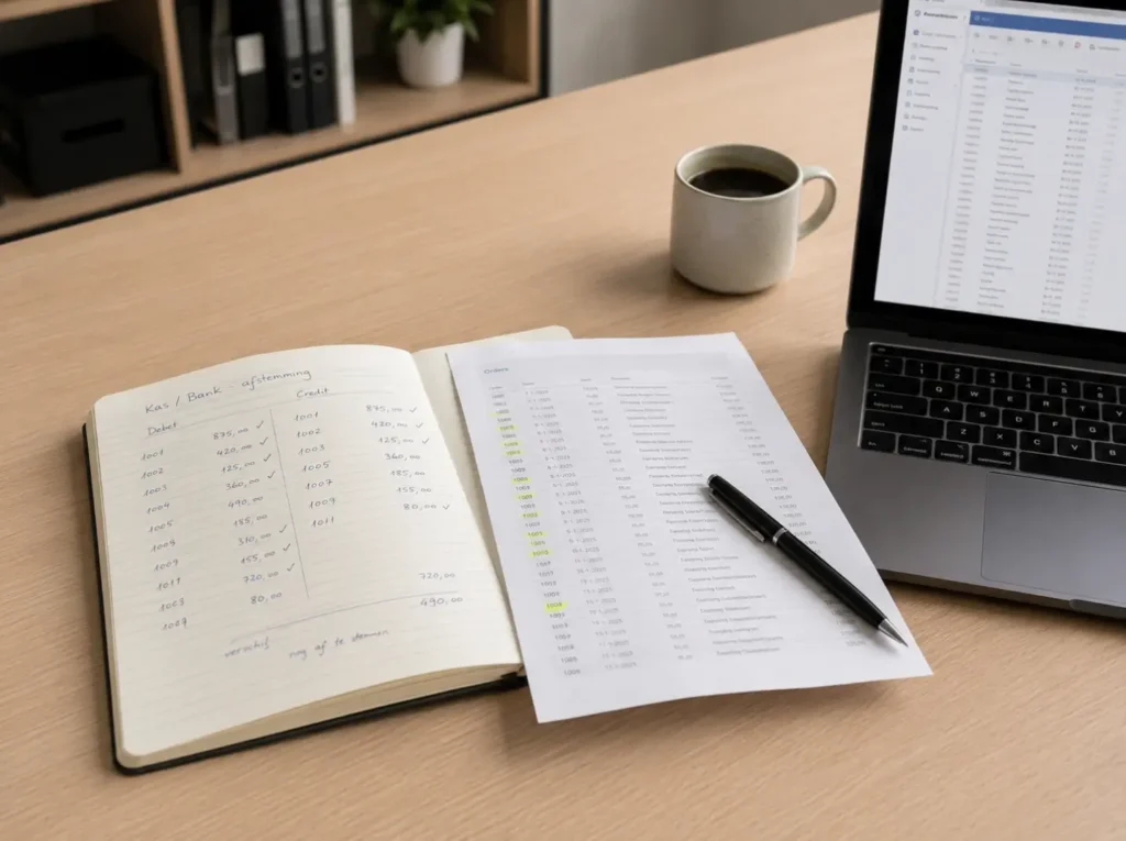 Handmatig boeken van WooCommerce webshop orders met handgeschreven reconciliation als fallback bij koppeling