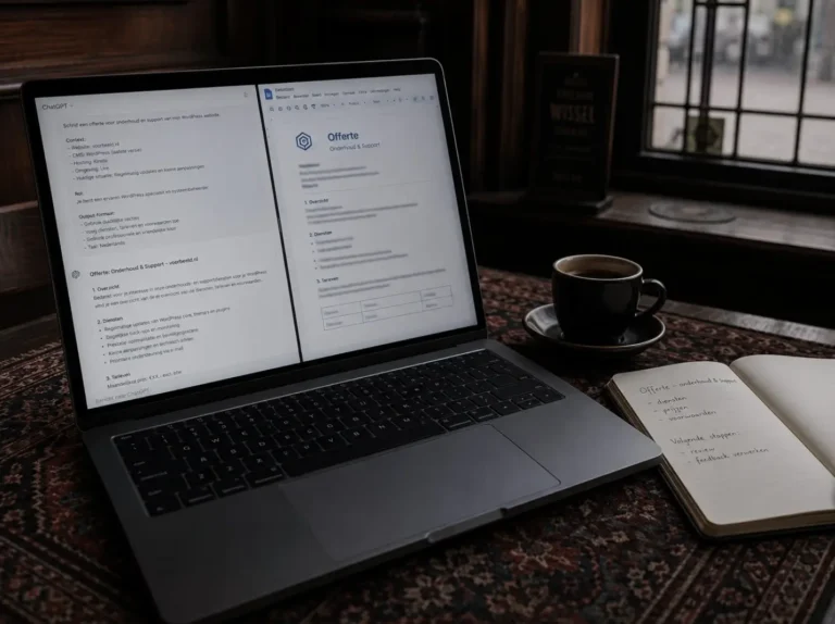 Offertes sneller schrijven met AI zonder dat ze sjabloon-achtig klinken