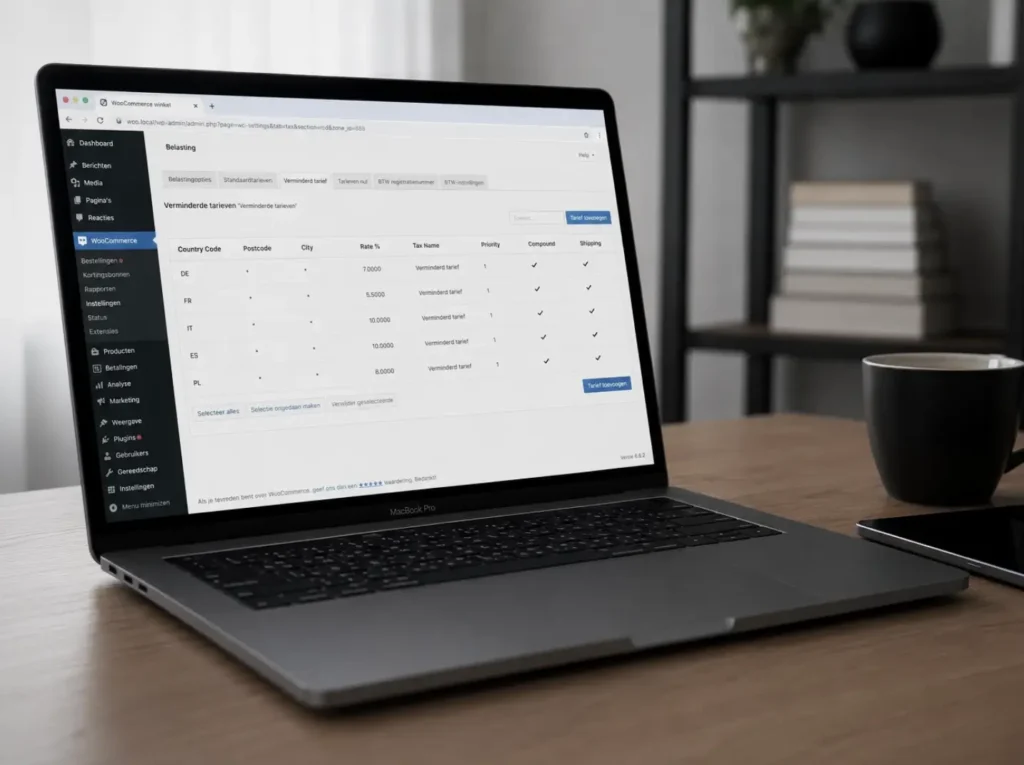 OSS-aangifte indienen via Belastingdienst portaal voor EU-BTW na verkopen vanuit een WooCommerce webshop
