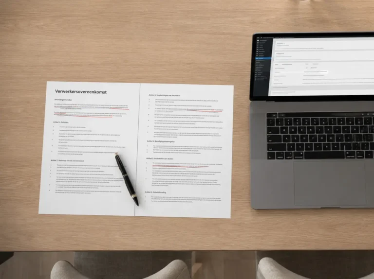 Verwerkersovereenkomst met je webmaster of hostingpartij: wat erin moet