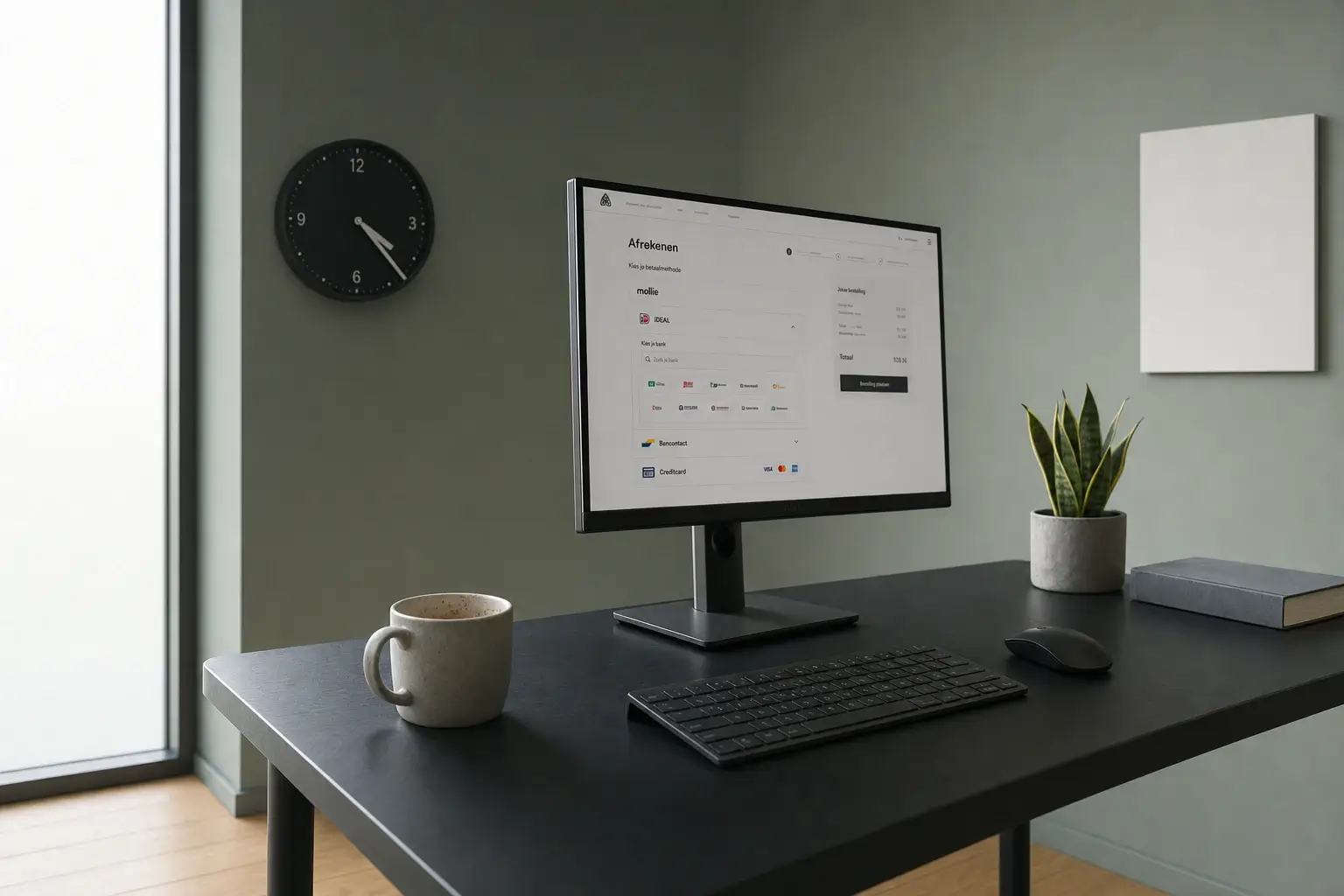 WooCommerce checkout met Mollie iDEAL actief