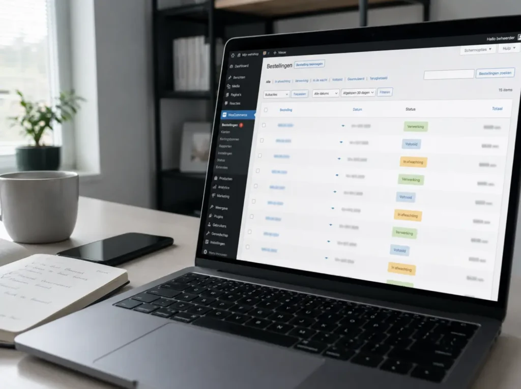 WooCommerce orders controleren na een backup-restore om volledigheid en status van bestellingen te verifiëren