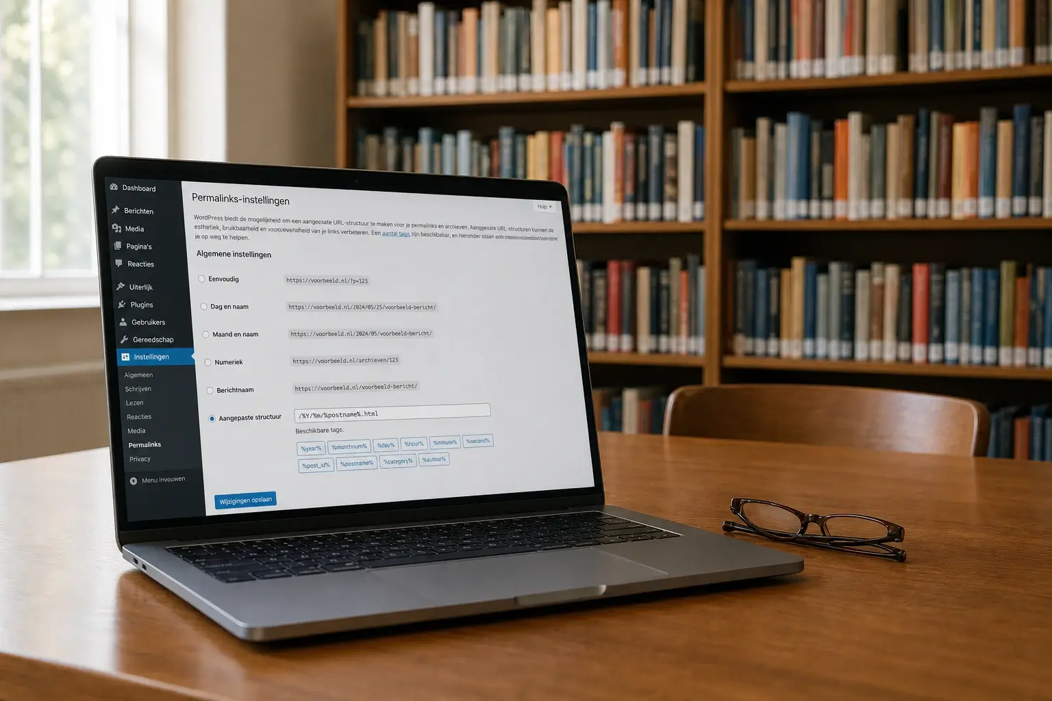 Custom permalink-structuur in WordPress die de Blogger-format spiegelt