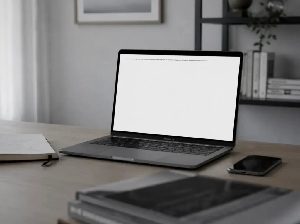 WordPress wit scherm wordt onderzocht met handboeken en debug-tools voor stap-voor-stap troubleshooting