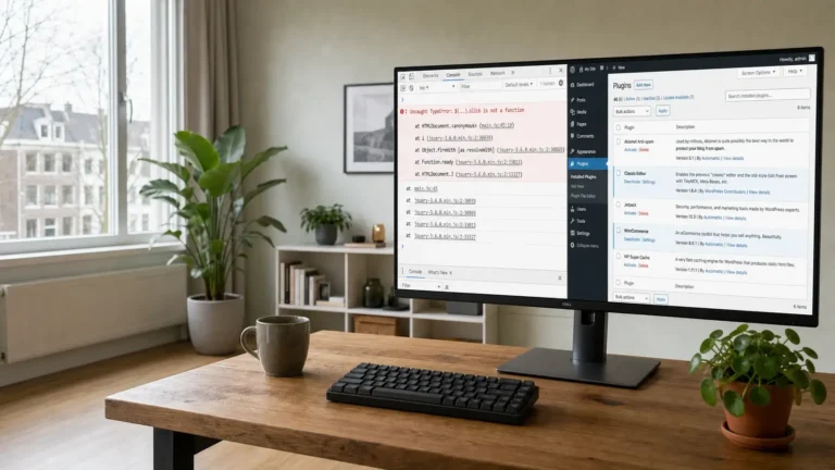 WordPress popup slider werkt niet na update: fix in 45 min
