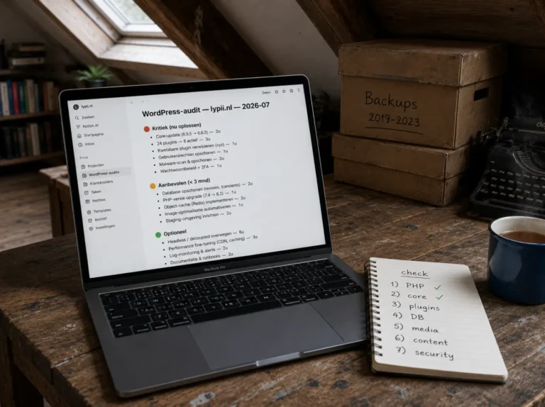 Technische schuld oude WordPress site aanpakken